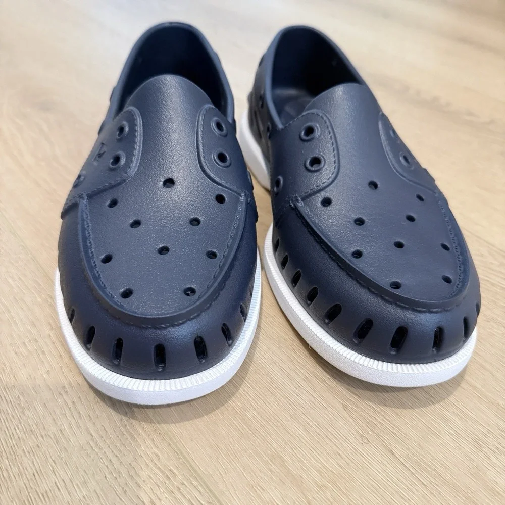 Sperry Authentic Original Float Boat Shoes Navy Portholes Women's Size 8M